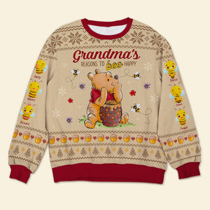 Personalized Gifts For Grandmas Christmas Ugly Sweater 04PGQN101024 - AOP Products - GoDuckee