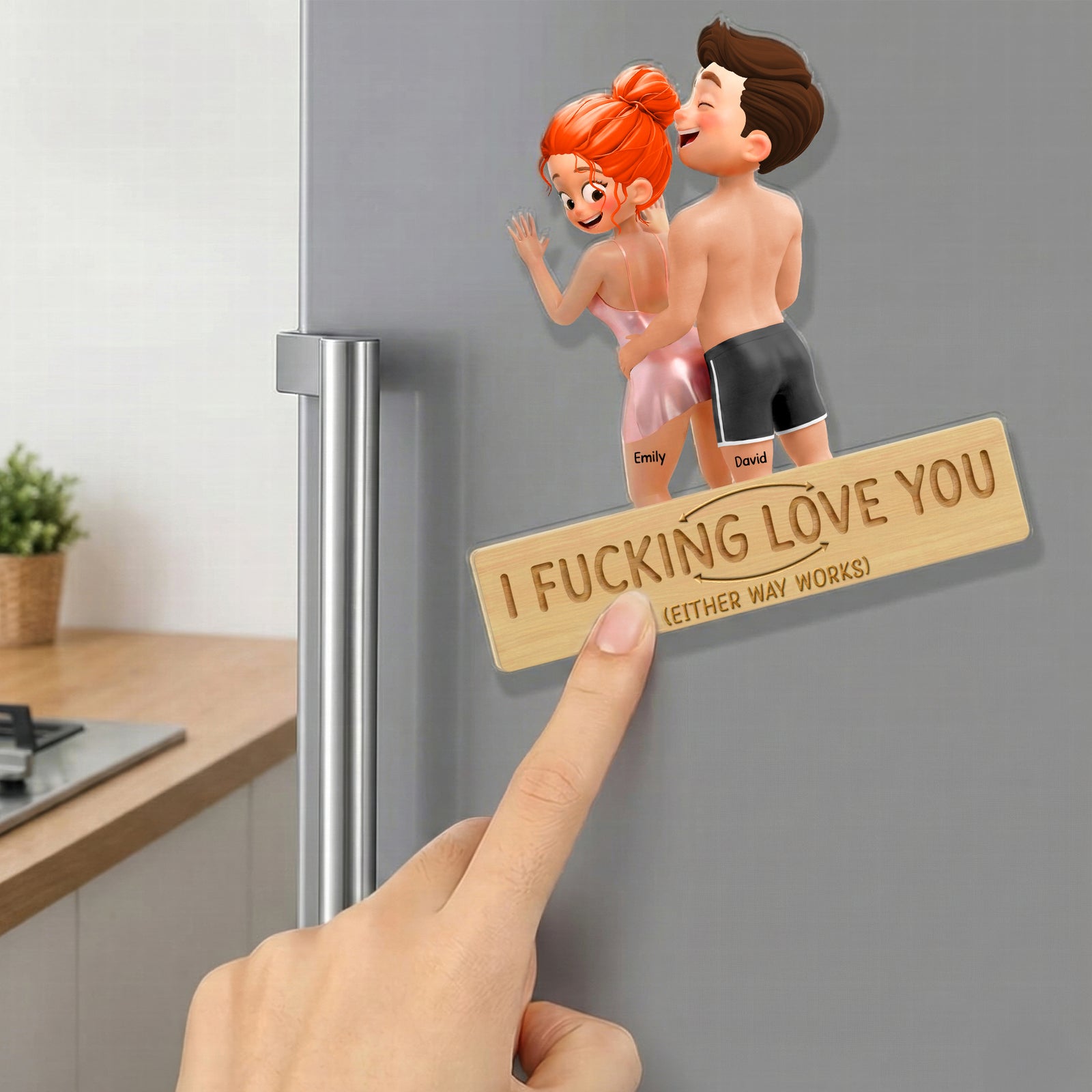 Have Fun Couple Fridge Magnet – Personalized Gifts for Couples 05qhqn271125 - Fridge Magnet - GoDuckee