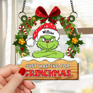 Personalized Christmas Suncatcher Ornament 01acdt120924 - Ornament - GoDuckee