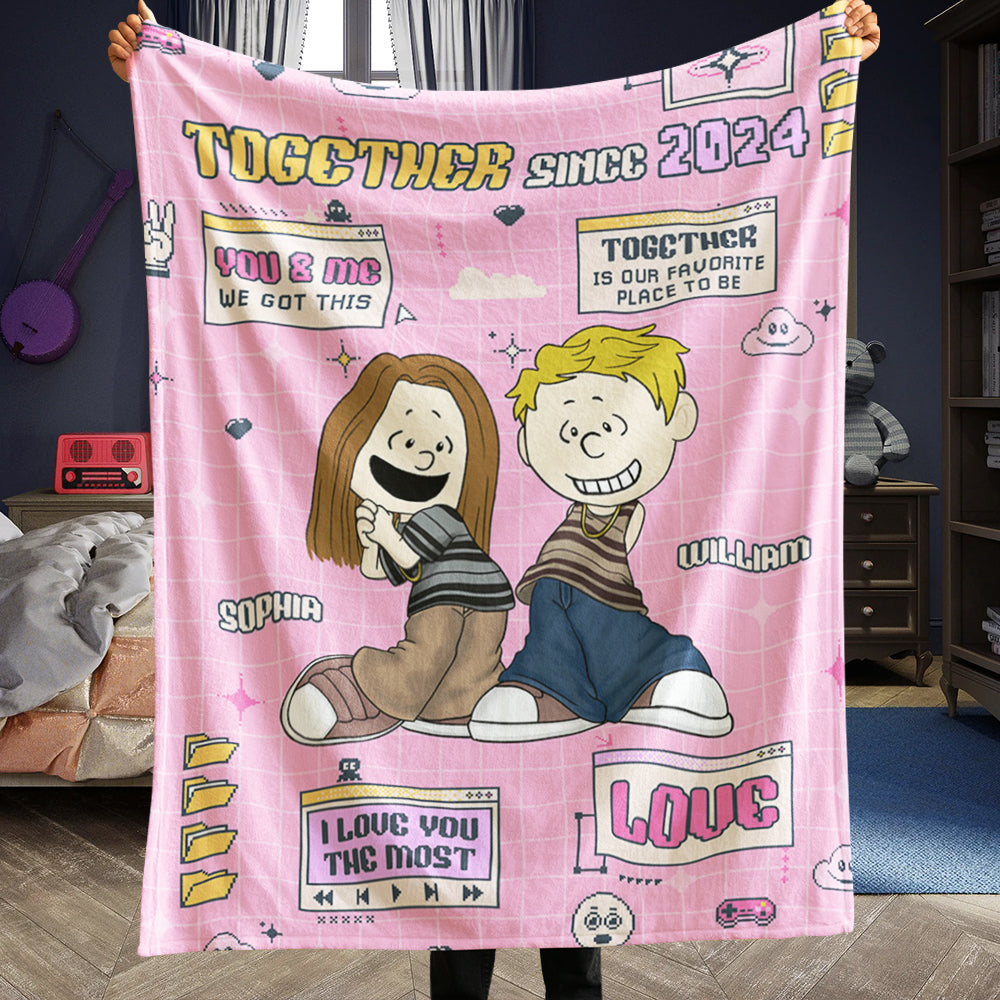 Personalized Gifts For Couple Blanket 03TODT070125HG - Blanket - GoDuckee