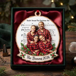 Family Love Christmas Ornament - Custom Photo Gifts For Family 09hulu161026 - Ornament - GoDuckee