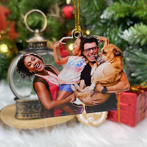 Custom Photo Gifts for Dog Lovers Ornament 137acvp140924 - Ornament - GoDuckee