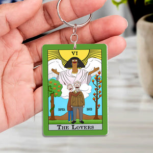 Personalized Gifts For Couple Keychain 04totn301224hg The Lovers - Keychains - GoDuckee