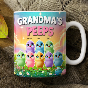 Personalized Gifts For Grandma Coffee Mug, Chick Peeps 04tgmh040325 Easter Gifts - Coffee Mug - GoDuckee