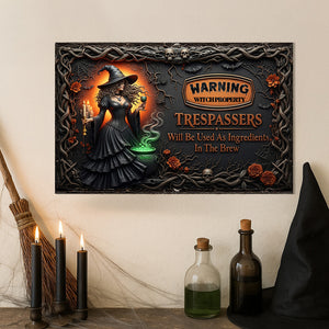 Witch Metal Sign - Personalized Gifts For Witch Fan 01pgmg180725 - Metal Signs - GoDuckee