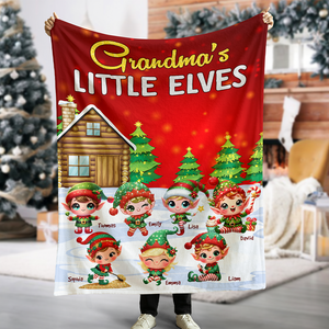 Personalized Christmas Gifts For Grandma Blanket 04xqpu280924 - Blanket - GoDuckee