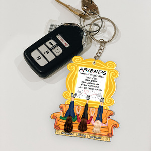 Personalized Gifts For Friends Keychain 04qhpu091224hh I'll Be There For You - Keychains - GoDuckee