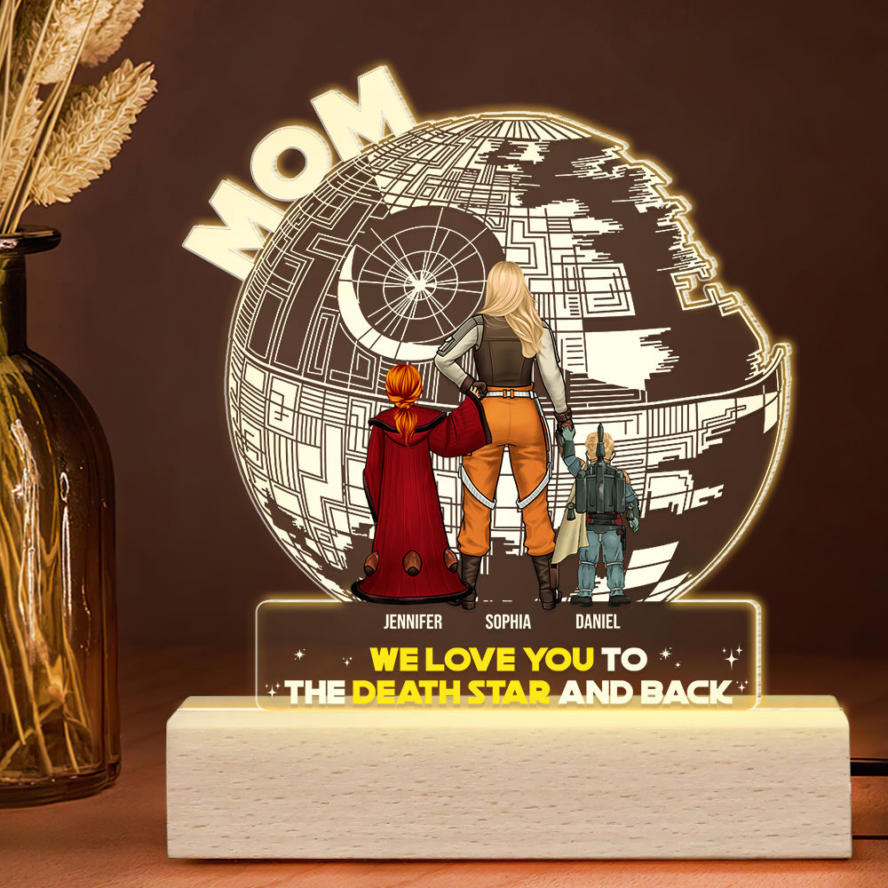 Personalized Gifts For Mom LED Light We Love Mom 04HTDT23022DAHHHG - Led Lights - GoDuckee