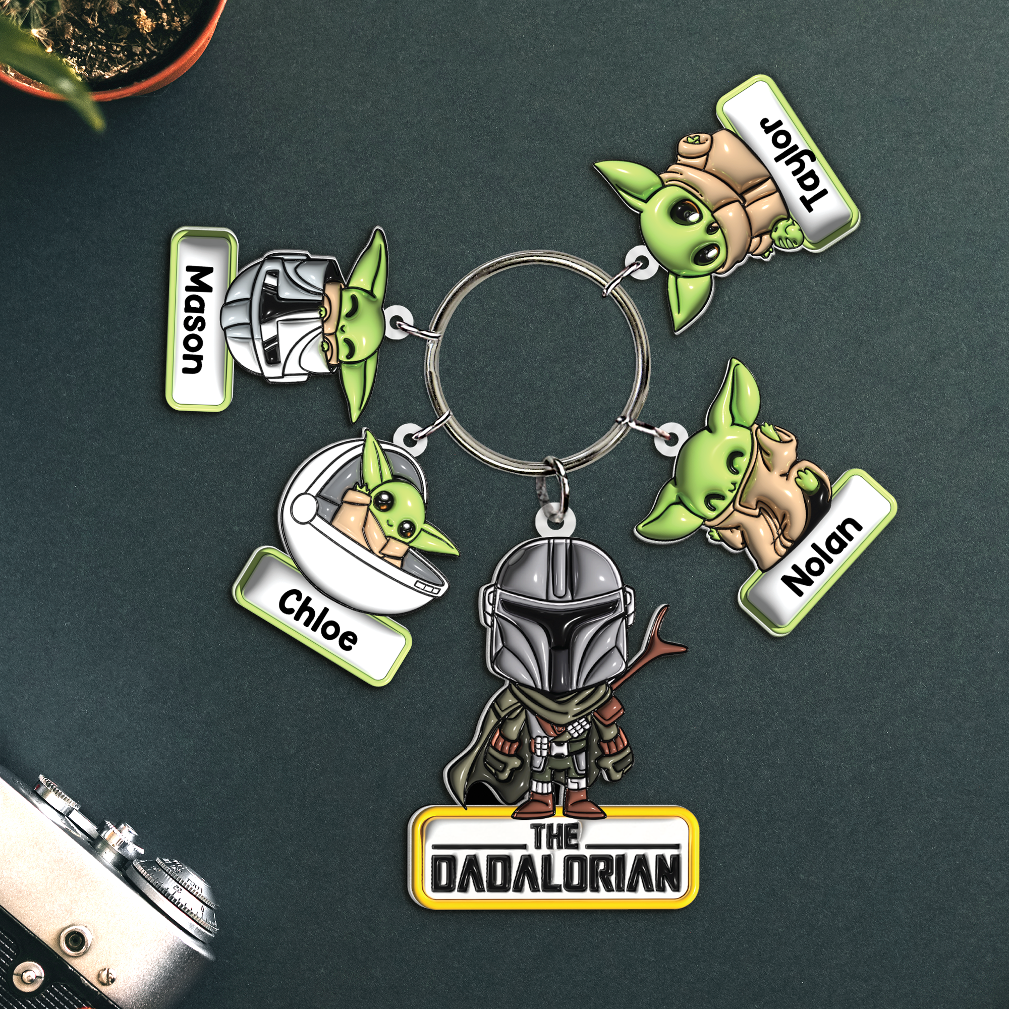 Personalized Gifts For Dad Keychain 01huhu230524 Father's Day - Keychains - GoDuckee