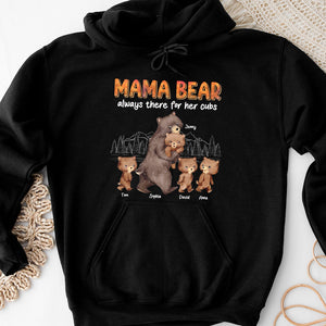 Personalized Gifts For Mom Shirt Mama Bear Always There For Her Cubs Mother's Day Gifts - 2D Shirts - GoDuckee