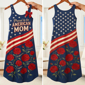 Proud Mom Maxi Dress - Personalized Gifts For Mom 02PAQN060426 - Dress - GoDuckee