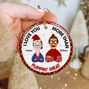 Personalized Gifts For Couple Christmas Ornament 01TODT121124HG - Ornament - GoDuckee