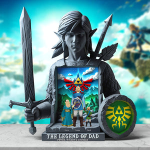 The Legend Of Dad Acrylic Plaque Personalized Gifts For Dad 02QHQN280425HG - Shaped Plaques - GoDuckee