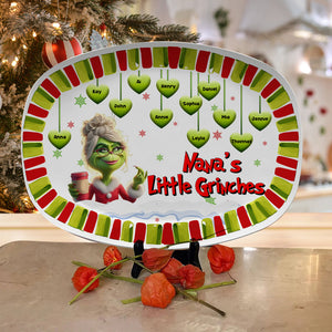 Personalized Gifts For Grandma Christmas Resin Plate 04XQLU161024 - Plates - GoDuckee