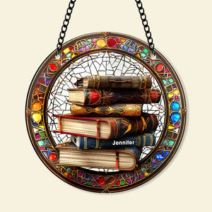 Personalized Gifts For Book Lovers, Suncatcher Ornament 56ACQN280824 - Ornament - GoDuckee