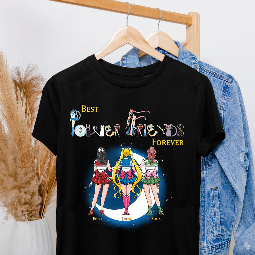 Personalized Gifts For Friends Shirt Best Power Friends Forever 02OHMH280224HH - 2D Shirts - GoDuckee
