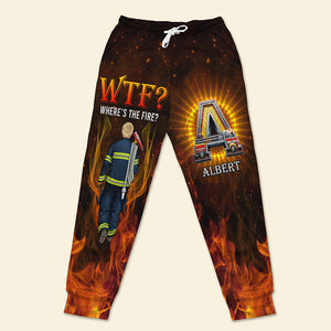 Custom Alphabet Letter Gifts For Firefighters Sweatpants 06xqqn140225hh - Shorts and Pants - GoDuckee