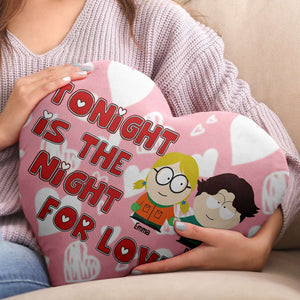 Personalized Gifts For Couples Heart Shape Pillow Valentine 03TOLU031224HG - Pillow - GoDuckee