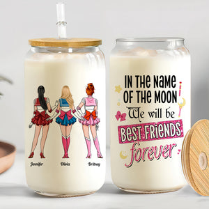 Personalized Gifts For Friends Clear Glass Can We Will Be Best Friends Forever 01NADT020224HH - Drinkware - GoDuckee