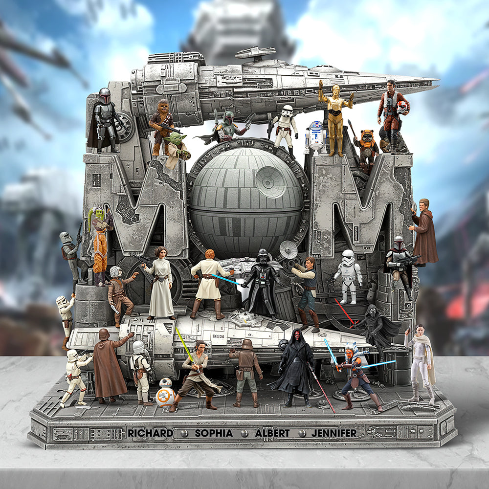 Galaxy Troop Acrylic Plaque - Personalized Gift For Dad 041QHQN190425 - Shaped Plaques - GoDuckee