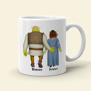 Couple I Just Want To Touch Your Butt All The Time 04napo120623hh Personalized Coffee Mug - Coffee Mug - GoDuckee