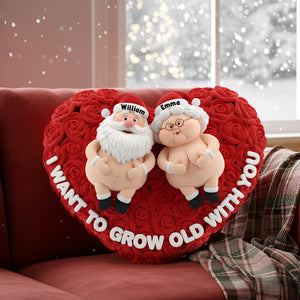Naughty Old Couple Pillow - Personalized Gifts For Couple 01ohlu181125 - Pillow - GoDuckee