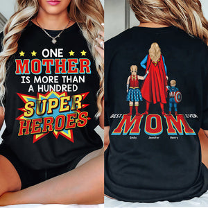 Super Mom Shirt Personalized Gifts For Mom 011TOQN180325PA-Homacus