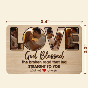 Custom Photo Gifts For Couple Aluminum Wallet Card 01xqqn020125 - Wallet Card - GoDuckee