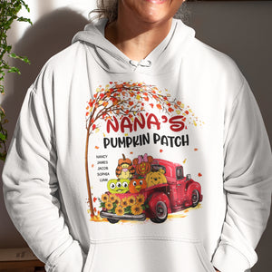 Personalized Gifts For Grandma Shirt 01xqpu080824 Halloween Pumpkin Patch - Shirts - GoDuckee