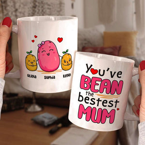 Personalized Gifts For Mom Coffee Mug You've Bean The Bestest Mum 04TODT080324 - Coffee Mugs - GoDuckee