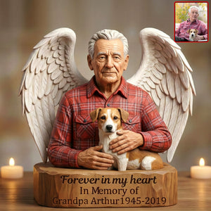 In Loving Memory Acrylic Plaque – Custom Photo Gifts For Loved Ones 03huqn220126 - Shaped Plaques - GoDuckee