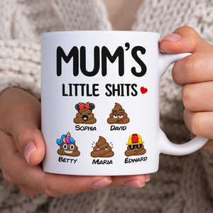 Personalized Gifts For Mom Drinkware Family Little Shit 05DTDT010324 - Drinkware - GoDuckee