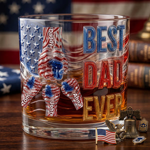 Power Fist Drinking Glass - Personalized Gifts For Dads 06ohlu220526 - Glass - GoDuckee