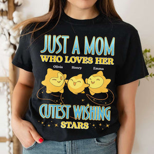 Personalized Gifts For Mom Shirt Just A Mom Who Loves Her 03KADT050324 - 2D Shirts - GoDuckee