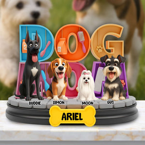 Adorable Dog Acrylic Plaque - Personalized Gifts For Dog Lovers 06TGLU260625 - Shaped Plaques - GoDuckee