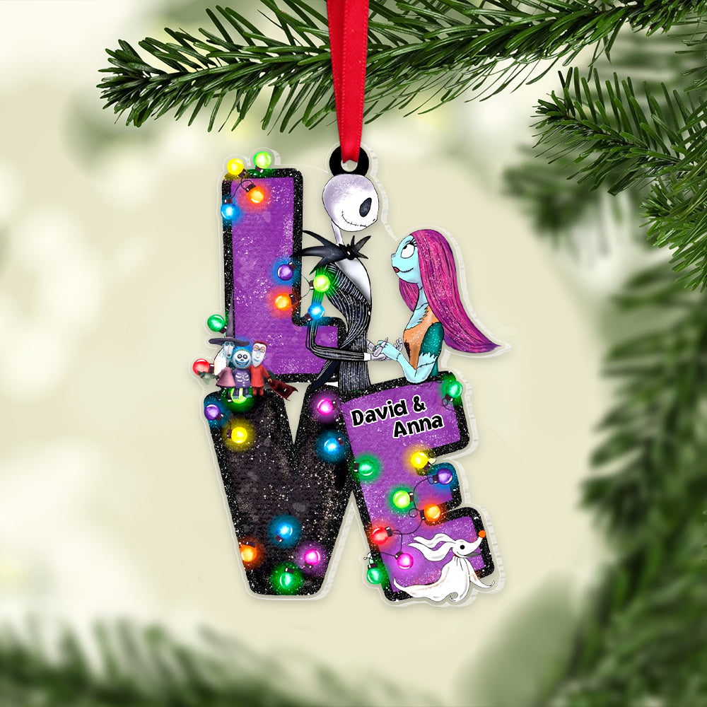 Personalized Couple Ornament, PW-07QHTN101023 - Ornament - GoDuckee