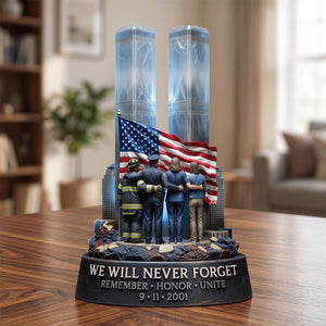 We Will Never Foget Acrylic Plaque - Personalized Gifts 05totn280726