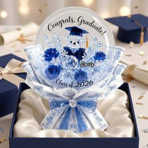 Graduation Blooming Bouquet Shaped Plaque - Personalized Gift For Graduation 01TYDH120526 - Shaped Plaques - GoDuckee