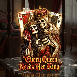 Skeleton Couple Light Box - Personalized Gift For Couples 04HULU091225 - Light Box - GoDuckee