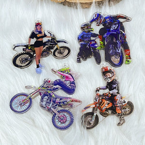 Custom Photo Gifts for Motocross Family Ornament 109acvp140924 - Ornament - GoDuckee