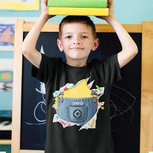 Cute Cartoon Shirt Personalized Back To School Gifts For Kids 01tgtn310725 - Shirts - GoDuckee