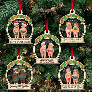 Love Together, Personalized Ornament, Gifts For Husban - Gifts For Wife - Ornament - GoDuckee