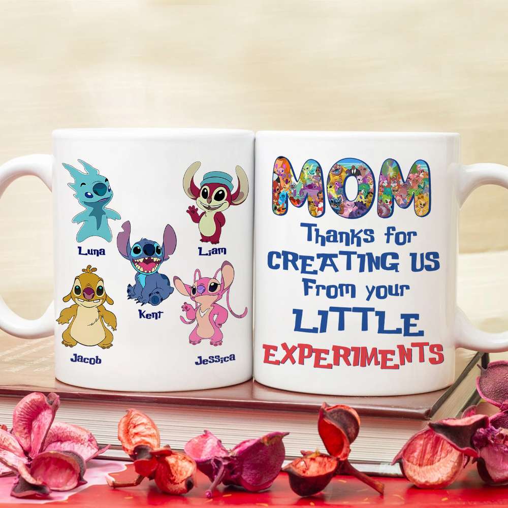 Personalized Gifts For Mom Coffee Mug Thanks For Creating Us 01htpu070324 - Coffee Mugs - GoDuckee