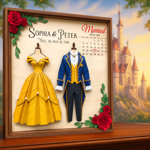 Dressed For Forever Acrylic Plaque - Personalized Married Gifts For Couple 02NALU240625 - Shaped Plaques - GoDuckee