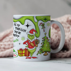 Personalized Green Christmas Coffee Mug 14ACDT050924-Homacus