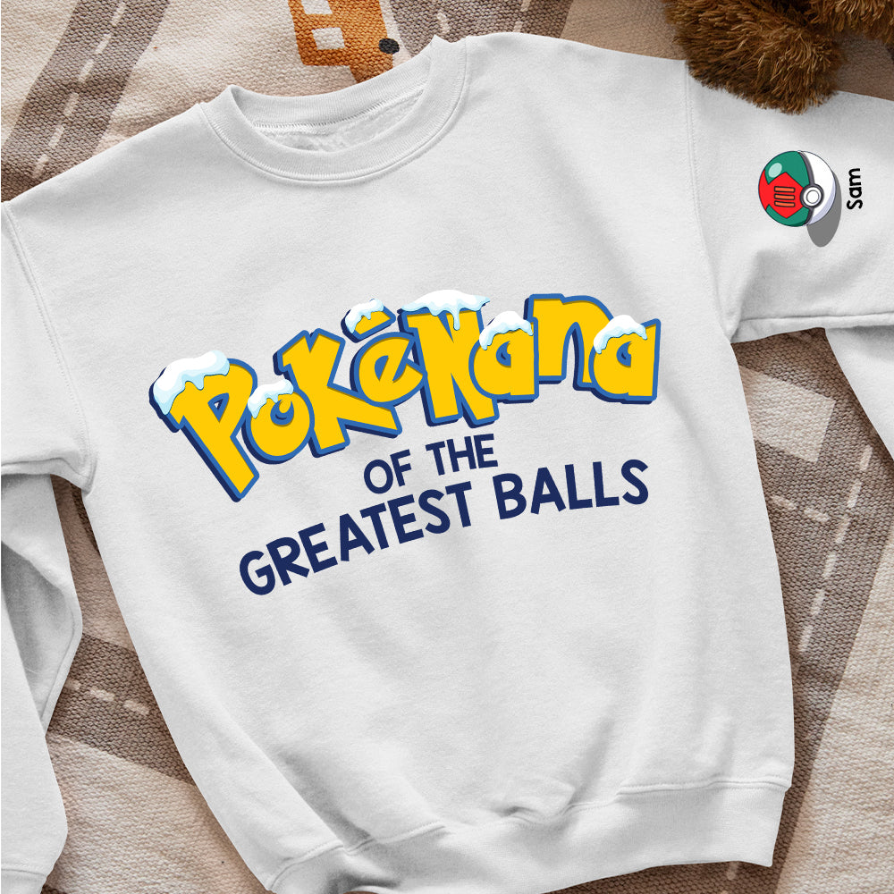 Nana Of The Greatest Balls, Personalized Family Shirt, 3D AOP Shirt 3DAP-01OHTN190923-02, Gift For Grandma, Gift For Mom - AOP Products - GoDuckee