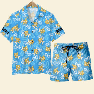 Personalized Gifts for Game Lover Hawaiian Set, Game Character Pattern 01naqn090724 - Hawaiian Shirts - GoDuckee