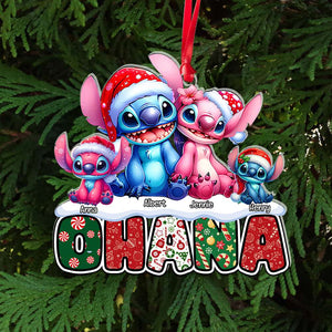 Personalized Gifts For Family Acrylic Ornament 01ohlu011124 - Ornament - GoDuckee