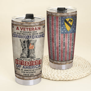 I Do Solemnly Swear Personalized Veteran Definition Tumbler, Custom Military Branch 02qhqn190623 - Tumbler Cup - GoDuckee