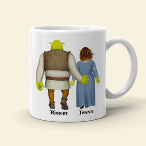 Romantic Couple, Love You Forever,Personalized Coffee Mug, Couple Gifts, Gifts For Her, Gifts For Him, 01dnpo130623hh - Coffee Mug - GoDuckee